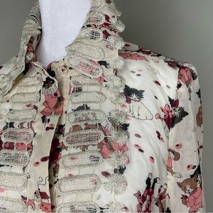 Anna Sui Embroidered Blouse